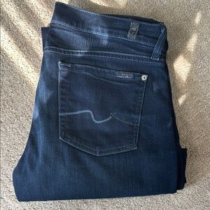 Women’s Seven For All mankind Bootcut size 27 Dark Blue Jeans